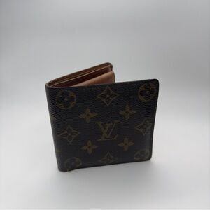 Louis Vuitton Vintage Marco Bi-Fold Wallet | Brown Monogram | Mens | Used |
